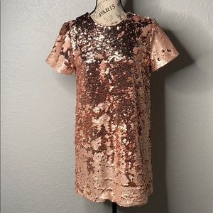 Rose Gold Sequin dress